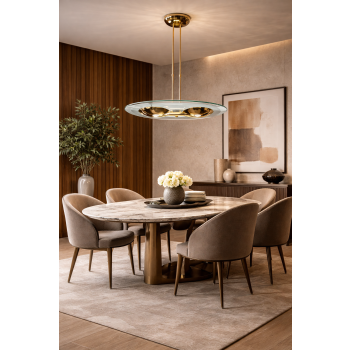 Lampa nad stół lata 80 design